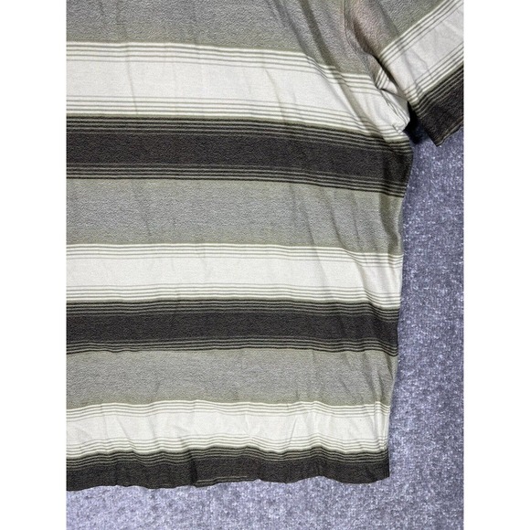 Vintage Perry‎ Ellis Short Sleeve Striped Polo Shirt Men Size XL Pullover - Picture 7 of 16